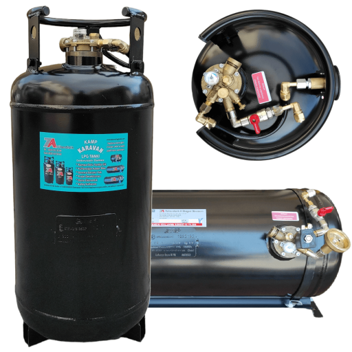 Kollektörlü Karavan Lpg Tankı